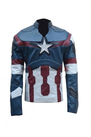 Captain America Avengers Age of Ultron Leather Jacket